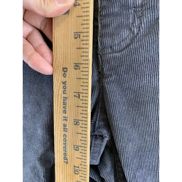 St John’s Bay Women’s Corduroy Pants Straight Fit Bootcut Gray Size 6 P - Picture 6 of 16